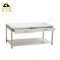 Stainless Steel Two Shelves Table With Drawers(AW-005) 